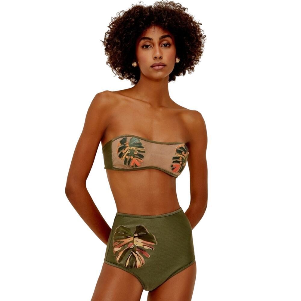 Agua DE COCO bikini foliage bottom, Size Medium - Picture 7 of 8